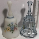 Two Beautiful Fenton Bells Signed S Jackson and S Hart