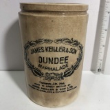 Vintage Pottery Dundee Marmalade Jar