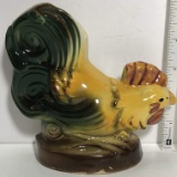 Rooster Pottery Wall Pocket