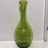 Hand Blown Green Vase