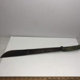 Machete Knife with Wood Handle