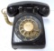 Vintage Black Rotary Desk Top Telephone