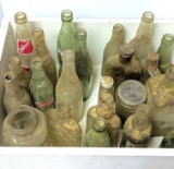 Lot of Old Dug Glass Bottles