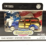 Classic Vehicles 1940 ERTL 1/43 Scale Woody Station Wagon Die-Cast Car - New in Box