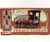 1910 Mack Texaco Tanker Locking Die-Cast Coin Bank with Key - New in Box