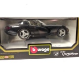 1993 Burago Dodge Viper Die-Cast Car - New in Box