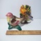 Vintage Ceramic Bird Planter and Statue