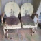 Vintage Metal Shell Back Double Glider