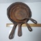 Vintage Cast Iron Skillets Set of 4 One Marked Wagner's 1891 Original