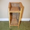 Vintage Rattan Nightstand Shelf