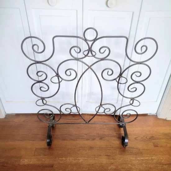 Metal Candle Holder Fireplace Screen