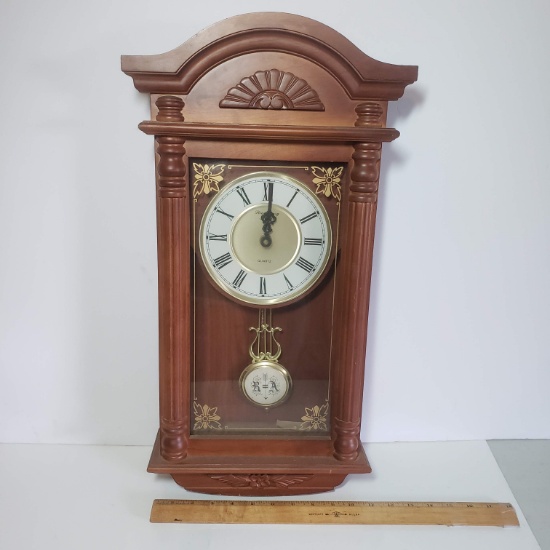 Vintage Wood Strasburg Clock