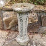 Concrete Ornate Pedestal