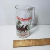 Vintage Glass Budweiser Clydesdale Stein