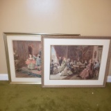 Vintage Victorian Art Set of 2