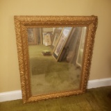 Vintage Ornate Gold Mirror