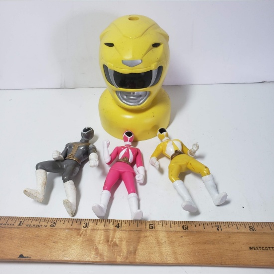 2000 Power Rangers Action Figures Set of 4