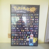 1999 Framed Pokemon Puzzle, Poster Size