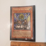 Vintage 1996 Yu-Gi-Oh Theinen the Great Sphinx Collectible Card