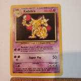 1999 Basic Pokemon Kadabra Card