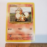 1999 Basic Pokemon Growlithe Card