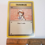 1999 Pokemon Trainer Card Bill