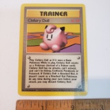 1999 Pokemon Trainer Card Clefairy Doll