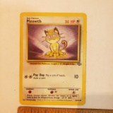 1999 Pokemon Meowth Card