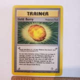 1999 Pokemon Trainer Gold Berry Card