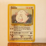 1999 Pokemon Holofoil Chansey Card