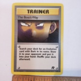 1999 Pokemon Trainer The Boss’s Way Card