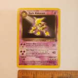 Pokemon Dark Alakazam Card