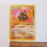 Pokemon Golem Card