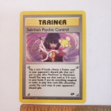 1999 Pokemon Trainer Sabrina’s Psychic Control Card