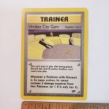 1999 Pokemon Trainer Viridian City Gym Card