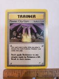 Pokemon Trainer Pewter City Gym Card