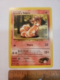 Basic Pokemon Brock’s Vulpix Card