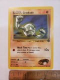 Basic Pokemon Brock’s Geodude Card