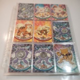 1999 Topps Pokemon Collectible Cards, Set of 9
