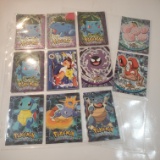 Assorted Topps Pokemon Collectible Cards, Set of 9