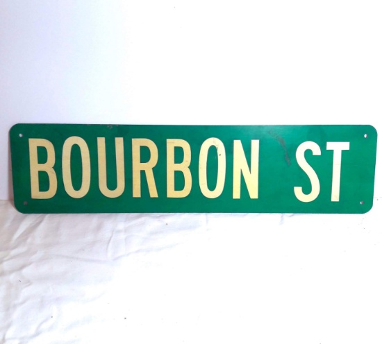 Bourbon St. Street Sign