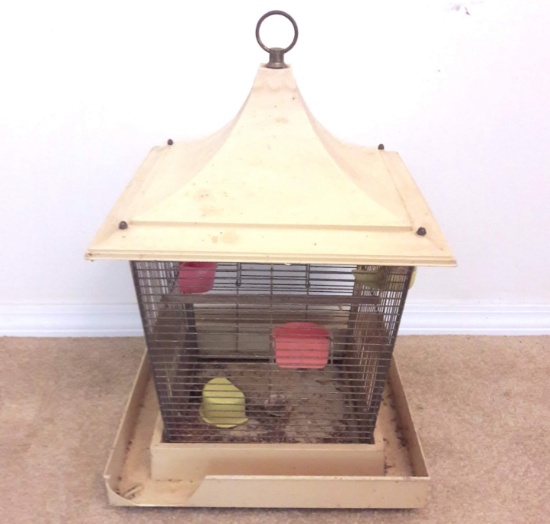 Vintage Square Bird Cage