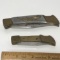 Pair of Vintage Pocket Knives - Large is Japan & Small is Pakistan