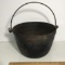 Vintage Cast Iron Cauldron with Handle