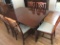 Gorgeous 7 pc Duncan Phyfe Style Dining Table with Chairs - Well Cared For!