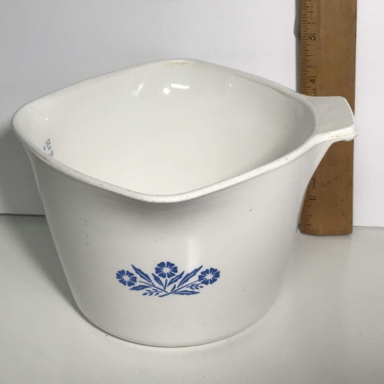 Vintage Blue Cornflower Corning-ware Sauce Maker - 4 Cups