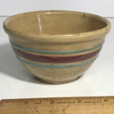 Small Vintage Signed “WATT” Triple Striped Bowl