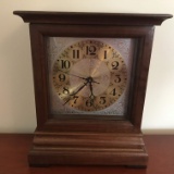 Beautiful Hand Made Wooden Mantle Clock