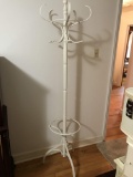 White Wooden Coat Tree