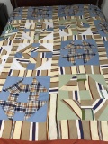 Vintage Hand Made Hand Sewn Quilt